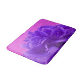 Tapis De Bain Pourpre et framboise floraux (Angle)