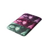Tapis De Bain Pourpre rose vert de Mona Lisa (Angle)