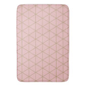 Tapis De Bain Poussière d'or Mauve Triangles Géométriques Boho G (devant Vertical)