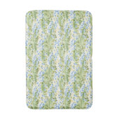 Tapis De Bain Prairie aux Fleurs Bleues (Devant (Vertical))