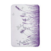 Tapis De Bain Pré et papillon pourpres (Devant (Vertical))