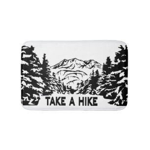 Tapis De Bain Prenez une citation Hippique paysage montagnard mo