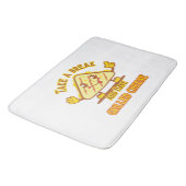 Tapis De Bain Prenez une pause et mangez du fromage grillé (Angle)