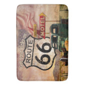 Tapis De Bain Prenez vos pieds sur la route 66 (devant Vertical)