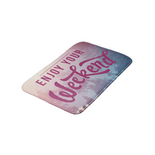 Tapis De Bain Préparez pour le week-end (Angle)