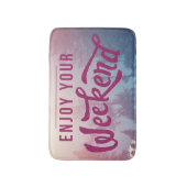 Tapis De Bain Préparez pour le week-end (Devant (Vertical))