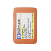 Tapis De Bain Prescription Chocolate Personalized (Devant (Vertical))