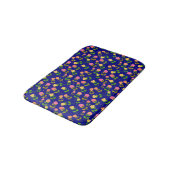 Tapis De Bain Pretty Blue Rose Pattern (Angle)