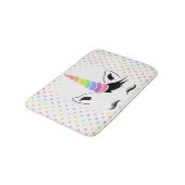 Tapis De Bain Pretty Pastel Unicorn (Angle)