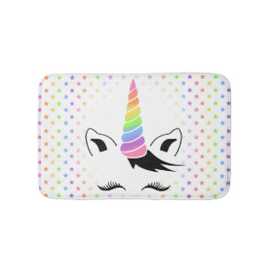 Tapis De Bain Pretty Pastel Unicorn