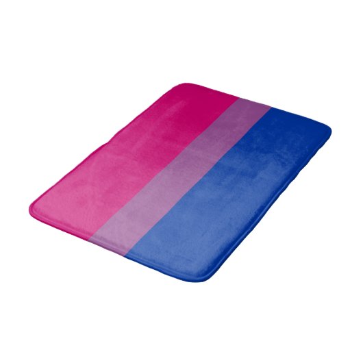 Tapis De Bain Pride bisexuelle (Bi Drapeau) (Angle)