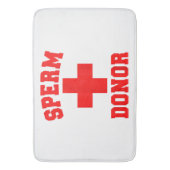 TAPIS DE BAIN PRIDE SPERM DONOR DISPENSER FUNNY HALLOWEEN COSTUM (devant Vertical)