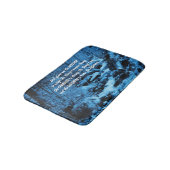 Tapis De Bain Prière Sérénité Bleu Flowok Inspiration  (Angle)