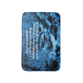 Tapis De Bain Prière Sérénité Bleu Flowok Inspiration  (Devant (Vertical))