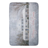 Tapis De Bain Primitive Winter Snow Country Rustic Open House (devant Vertical)