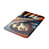 Tapis De Bain Princesse amérindienne guerrière (Angle)