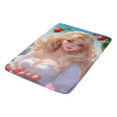 Tapis De Bain Princesse aux fraises (Angle)