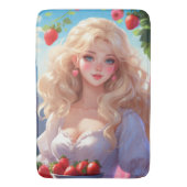 Tapis De Bain Princesse aux fraises (devant Vertical)