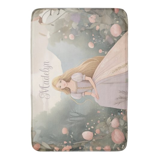 Tapis De Bain Princesse Enchantée Rapunzel (devant Vertical)