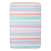 Tapis De Bain Printemps couleurs d'été en rayures (devant Vertical)