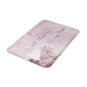 Tapis De Bain Printemps Lilac Blossom Soft Rose Flower (Angle)