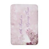 Tapis De Bain Printemps Lilac Blossom Soft Rose Flower (Devant (Vertical))