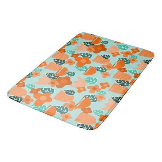 Tapis De Bain Printemps scandinave (Angle)