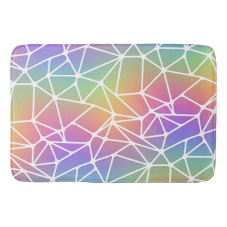 Tapis De Bain prisme synapse net - toile arc-en-ciel :