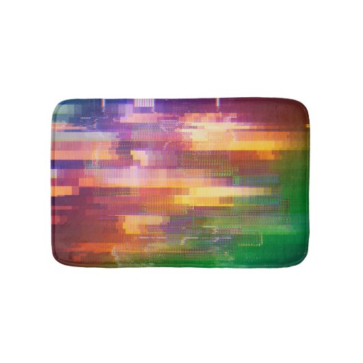 Tapis De Bain problème Abstrait : texture de l'écran de test (Devant)