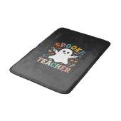 Tapis De Bain Prof Enseignant Fantôme Mignon Halloween Création_ (Angle)