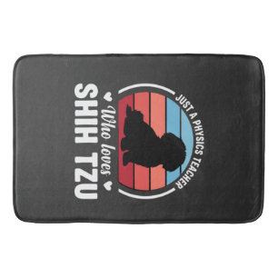 Tapis De Bain Professeur de physique amateur de chien Shih Tzu