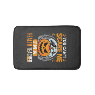 Tapis De Bain Professeur de santé Halloween Citrouille effrayant