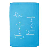 Tapis De Bain Professionnel du mariage Classique Bleu ciel (devant Vertical)