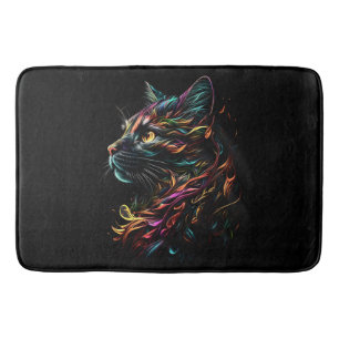 Tapis De Bain Profil Feline