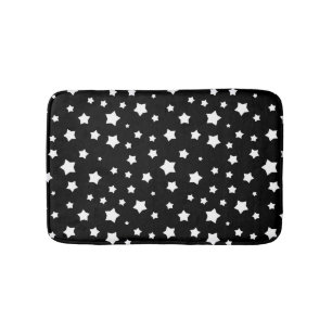 Tapis De Bain Profil sous convention astérisque noir et blanc