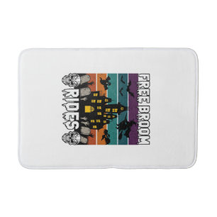 Tapis De Bain Promenades en balai gratuites Halloween Maison han