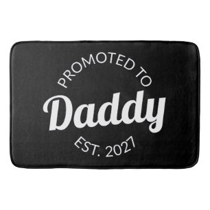 Tapis De Bain Promu Papa 2027 Futur Papa Cadeau Baby Shower Je