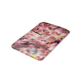 Tapis De Bain Prunier en Fleurs - Paradis Rose (Angle)