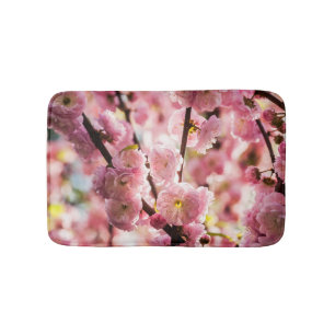 Tapis De Bain Prunier en Fleurs - Paradis Rose
