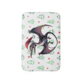Tapis De Bain Pterodactyle de Noël (Devant (Vertical))