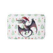Tapis De Bain Pterodactyle de Noël (Devant)