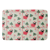 Tapis De Bain Puggy Christmas Bath Mat (Devant)