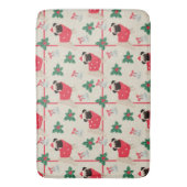 Tapis De Bain Puggy Christmas Bath Mat (devant Vertical)