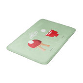 Tapis De Bain Puis et maintenant : Ping-pong (Angle)