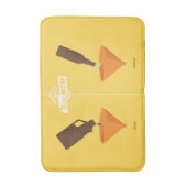 Tapis De Bain Puis et maintenant : Puanteur de bière (Devant (Vertical))