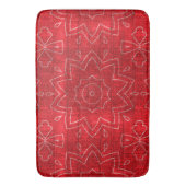 Tapis De Bain Puissance des fleurs rouges (devant Vertical)