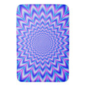 Tapis De Bain Pulse 24 points en bleu rose et violet (devant Vertical)