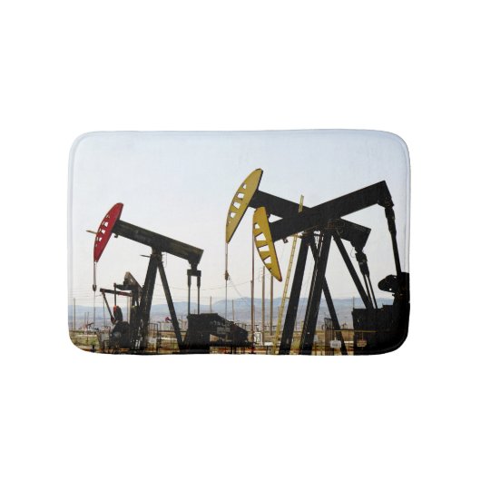 Tapis De Bain Pumpjacks en Californie du Taft (Devant)