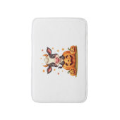 Tapis De Bain Pumpkin Patch Cow (Devant (Vertical))