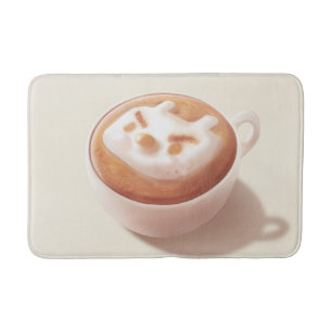 Tapis De Bain Pun café : Iron T Moussu de sentiments Art